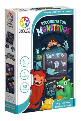 Juego De Mesa Escondite Con Monstruos Smart Games 60 Retos