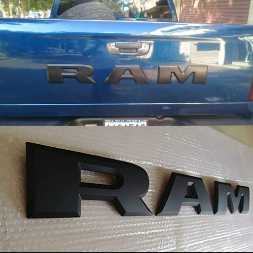 Emblema Ram Compuerta. Dodge Ram 2500/3500 2005/2019 Foto 3