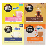 Kit 4 Caixas - Nesquik Alpino Doce De Leite E Galak Nescafé