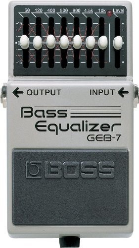 Pedal Ecualizador De Bajo De 7 Bandas.