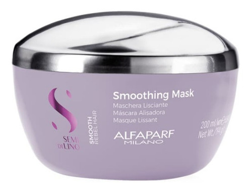 Máscara Alisadora Alfaparf Semi Di Lino Smooth 200ml