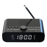 Radio Set Radio Dab/fm Reloj De Cabecera Digital Con Altavoz