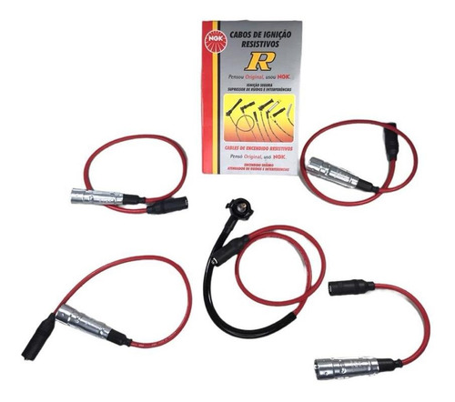 Juego Cables Bujia Vw Pointer 1.6 1.8 2.0 Inyeccion Ngk