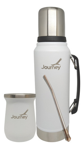 Termo Y Mate De Acero Inoxidable Bicapa Everest Journey