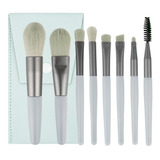 Brochas Makeup Set Mini (x8 Piezas) Con Estuche A203-8