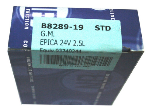 Conchas De Biela Std Chevrolet Epica 2.5l 2007 Al 2009 Foto 3