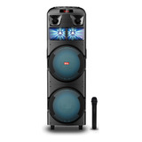 Parlante Bluetooth Karaoke Blik Maxparty1 Color Negro