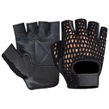 Guantes Gimnasio Cuero Ciclismo Gym Pesas Fit Deportivo New