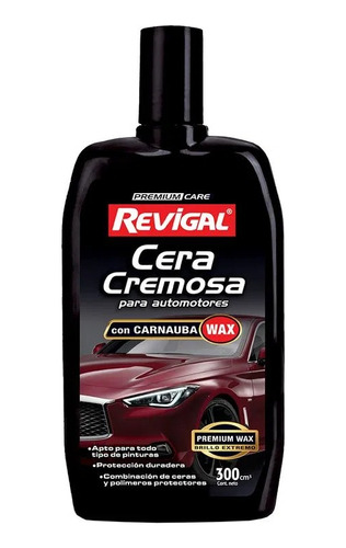 Lustre Revigal Crema Para Protección ,brillo Auto,moto 300cc