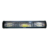 Barra 84 Leds Lupa Luz Fija Y Estrobo Blanca 44.7 Cm - Faro