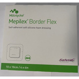 Apósito Con Adhesivo Mepilex Border Flex 10x10 Cm Caja 5 Pz