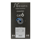 Cabo Utp Rede Cat6 Azul 4 Pares Nexans Caixa 305 Mt Cm Cobre