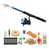 Fishing Rod And Reel Combo Full Kit 1.8m Telescopic Fishing