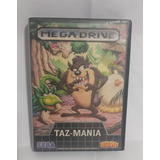 Mega Drive Taz Mania Original Usado Na Caixa Sem Manual 