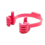 Soporte Celular De Escritorio Manitos Pulgar Arriba Rosa.