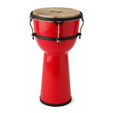 Djembe 10 Pulgadas Fibra Glass Rojo Stagg Dpy10rd