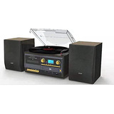 Techplay Odc128bt - Tocadiscos De 3 Velocidades Con Reproduc