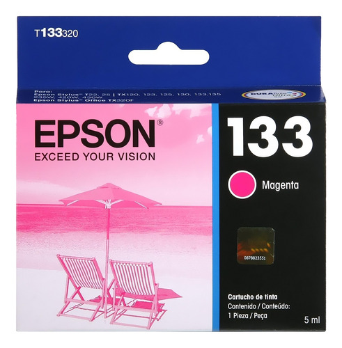 Epson Tinta 133 Magenta T133320- Original 