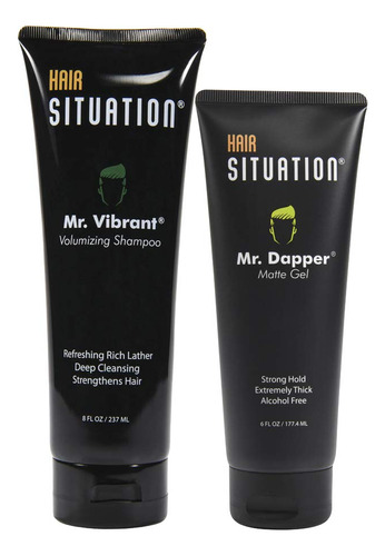 Hair Situation Mr. Dapper Matte Gel Y Mr Vibrant Volume Sham