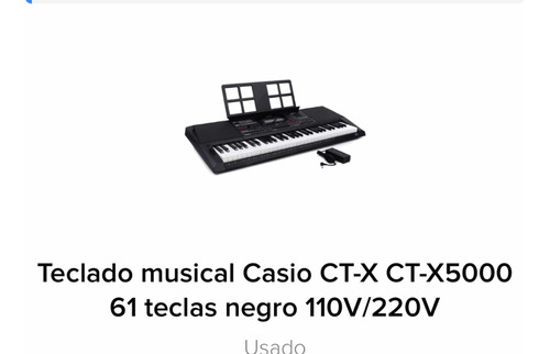 Teclado Personal Casio Ct-x50000