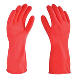 Guantes Látex Uso Domestico Color Rojo 56-131 ( 12 Pares)