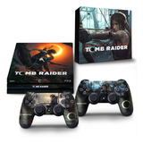 Skin Adesivo Playstation 4 Pro Ps4 Shadow Of The Tomb Raider