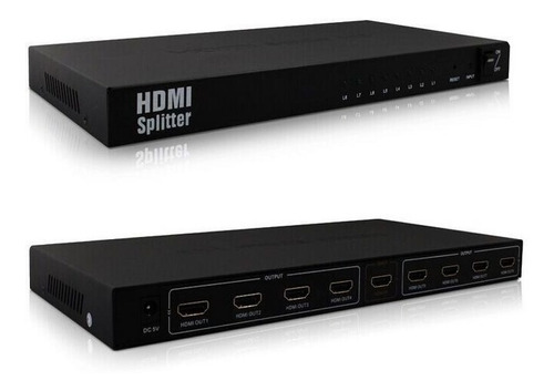 Splitter Hdmi 1x8 1 Entrada 8 Salidas 1.4v 1080 3d  Hdg208