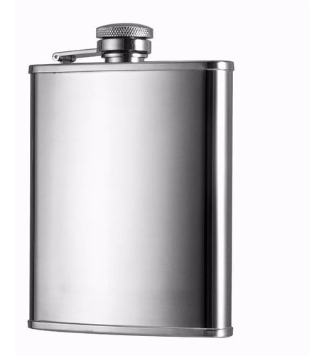 Cantil Inox Frasco 230ml Garrafa Whiskeira Whisky Bolso Bar