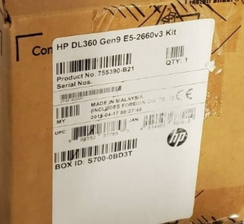 Kit Hp 755386-b21 Dl360 G9 Intel Xeon E5-2640 V3 2,60 Ghz 