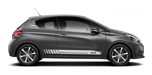 Kit 5 Adesivos Esportivos Peugeot 208 Sport Tuning