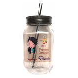 Pak 150 Cilindro Mason Jar Pet Personalizado 600 Ml