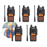 5 Radios Comunicador Uv9r Walk Talk 10w Uhf Vhf Baofeng Pro