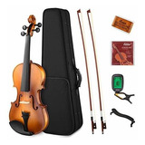 Eastar Eva-330 4/4 Set De Violin De Madera Maciza De Tamaño 