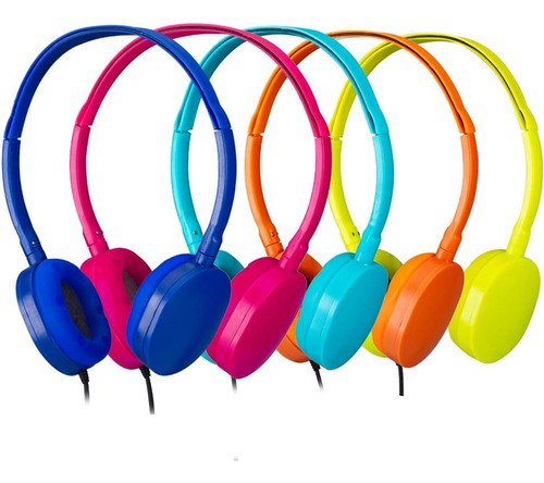 Ymj Auriculares A Granel Niños, Paquete 5, Auriculares Niñas