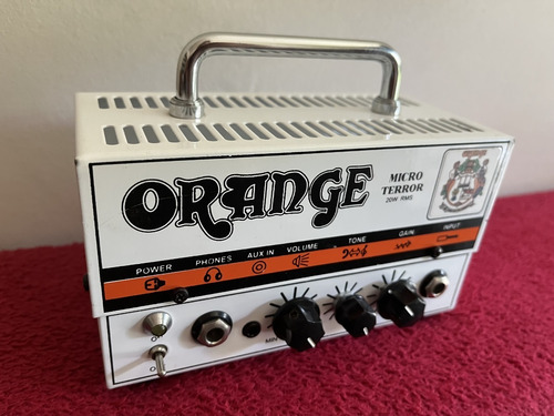 Mini Cabeçote Orange Micro Terror 20w Com Válvula Marshall