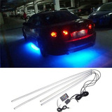 4 Piezas Rgb Led Tubo Tira Coche Luz Impermeable (90/1