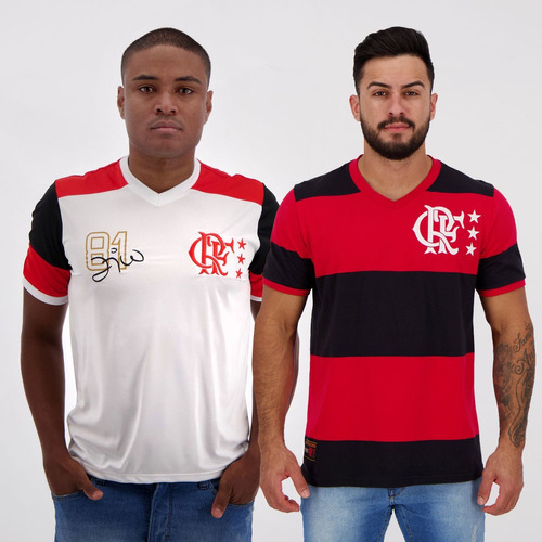 Kit De 2 Camisas Flamengo Retrô