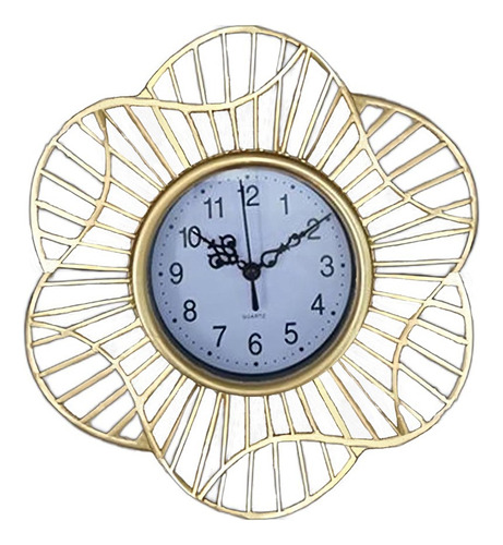 Reloj De Pared Moderno Dorado 25cm Reloj Para Pared De Metal