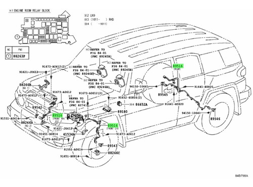 Sensor Abs Toyota 4runner Fjcruiser Hilux Prado 1gr 2tr 2uz Foto 4