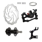 Kit Freio A Disco Bike Adaptador De Pinça Cubo 36 Furos 