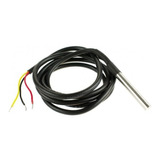 Sensor De Temperatura Ds18b20 Impermeable, Cable 1m, Arduino