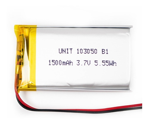 1500mah Bateria Recargable Lipo 103050 3.7v 50x30x10 Mm