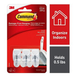 Pack 3 Unidades Ganchos Pequeños De Alambre 3m Command 17067