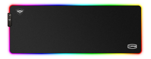 Cp3 Rgb Mouse Pad Para Juegos Xxl 12 Iluminación Color Negro