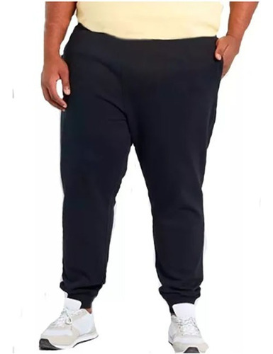 Kit 2 Calças Masculina Moletom Plus Size Grande Até O G13