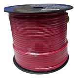 Rollo De Cable Krack Para Micrófono Color Rojo 100 Mts 2x24