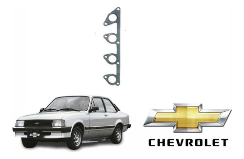 Empacadura Multiple De Escape Chevrolet Chevette Motor 110 4 Foto 2