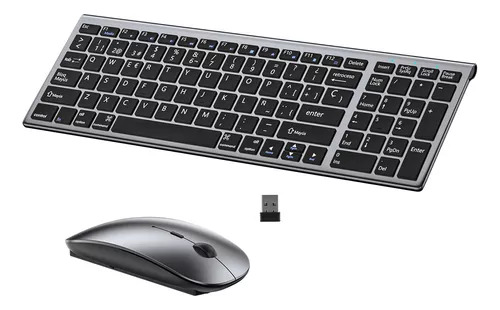 Kit Teclado Y Mouse Inalambrico Español Usb Para Laptop Pc-1