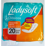 Ladysoft  Protectores Diarios Clasicos Tela Suave 20 Unid.