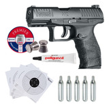 Pistola Walther Ppq M2 .177 21 Rds Co2 Blowback Pellets Xp